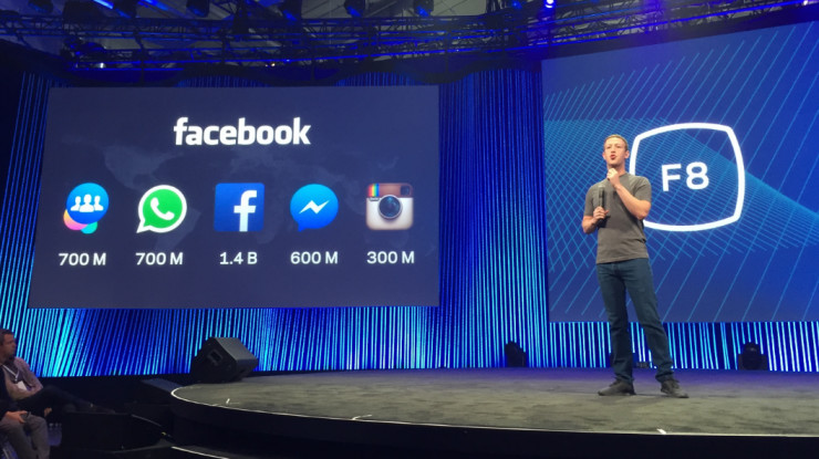 Facebook 2017年F8大会：AR、VR、AI一个不落